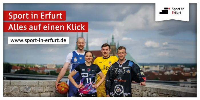 Sportstadt Erfurt. Vier Vereine. Eine Stadt.