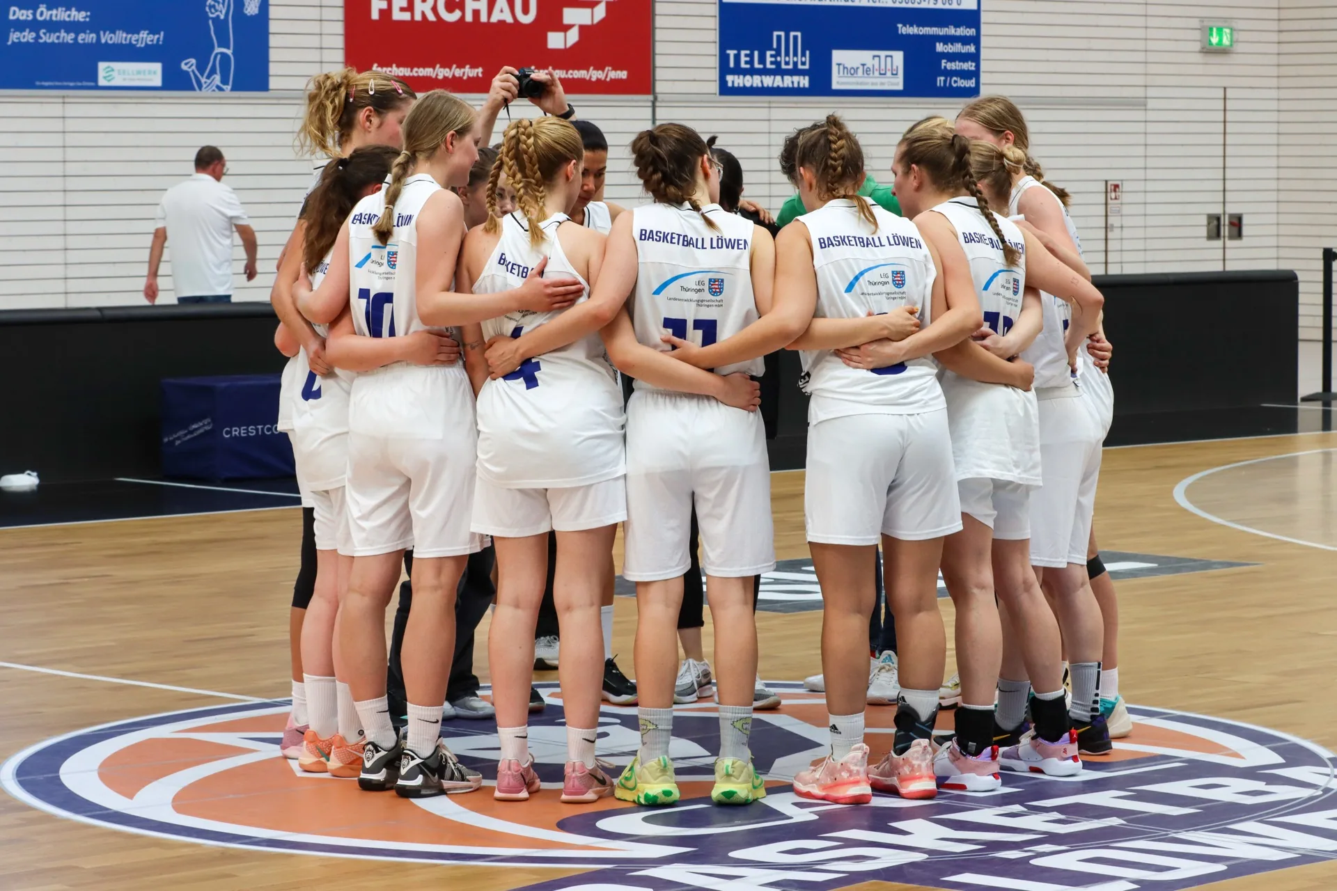 Teamfoto der CATL Basketball Löwinnen