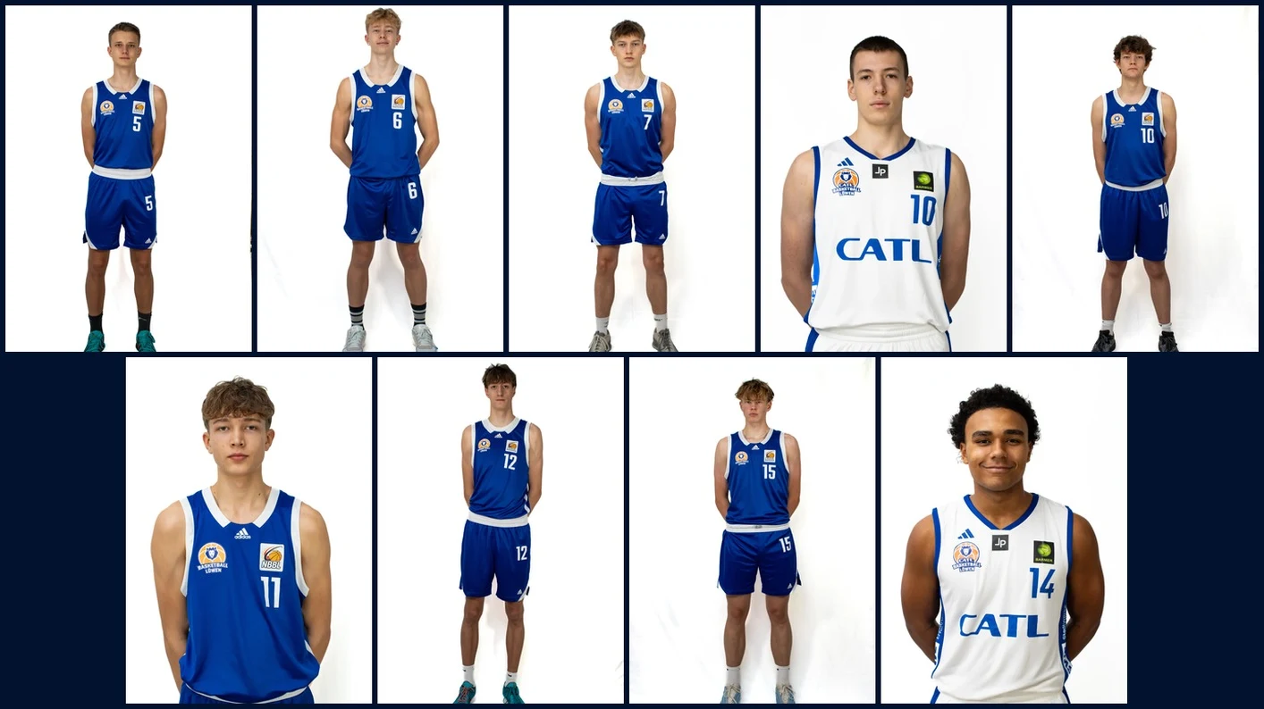 U19-Team Basketball Löwen Erfurt in der NBBL