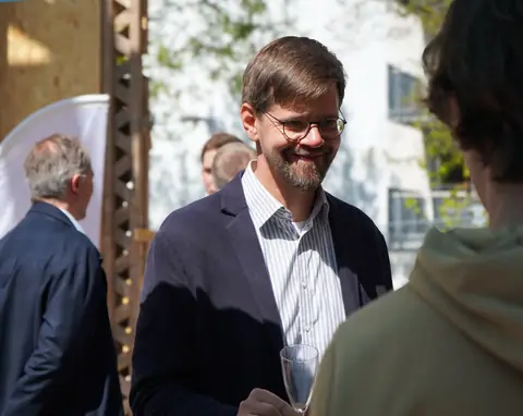 Richtfest am LÖWENPARK, Eingangsbereich