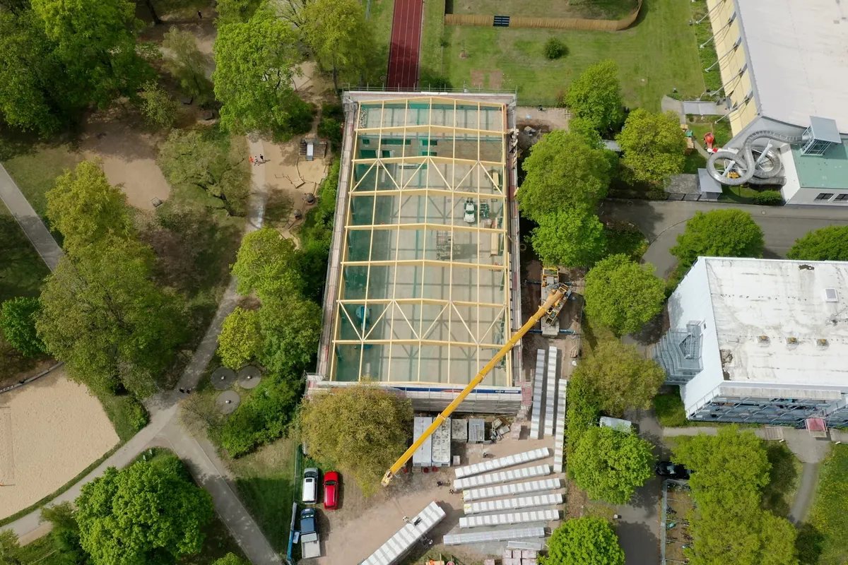 Der CATL LÖWENPARK von oben